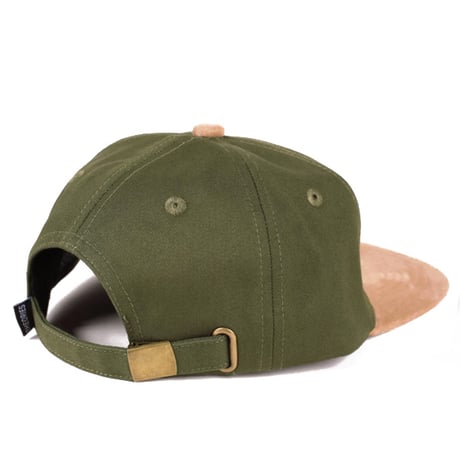 THEORIES CAP セオリーズ キャップ　Hand of Theories Strapback (Washed Green / Cedar Suede)