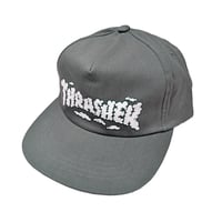 THRASHER キャップ スラッシャー　CLOUDS BY SPANKY SNAPBACK CAP （CHARCOAL）