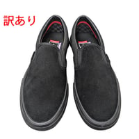“訳ありOUTLET SALE 25.0cm”  VANS バンズ スケート スリッポン　VANS SKATEBOARDING SKATE SLIP-ON SHOES（BLACK/BLACK）
