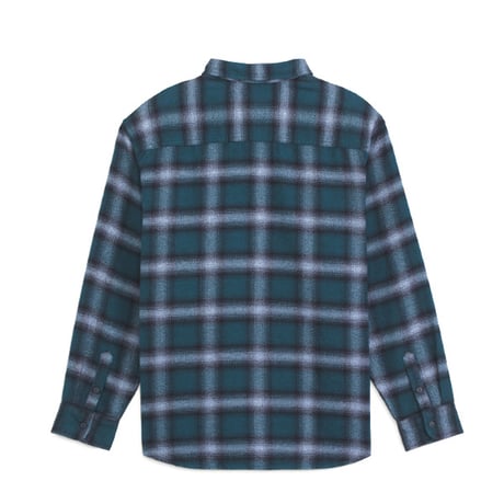 Vans シャツ 長袖 バンズ　LS LAWSON PLAID FLANNEL SHIRT  （OCEAN TEAL）