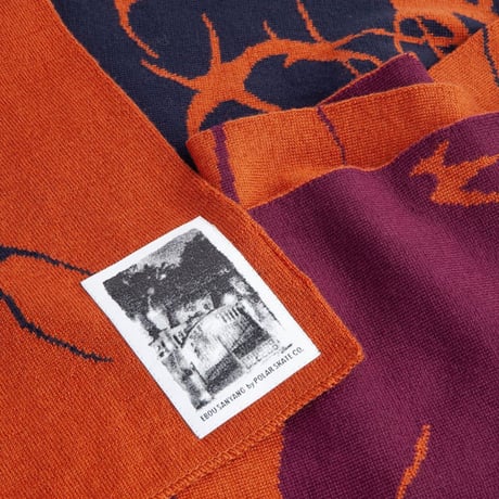POLAR SKATE CO スカーフマフラー ポーラー　Ebou Salim Scarf Tribal （Burnt Orange）