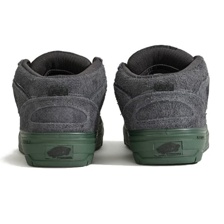 VANS スケートハーフキャブ バンズ グレーｘグリーン　SKATEBOARDING SKATE HALF CAB Wafflecup™ (CHARCOAL GRAY）VN000D9ZGR6