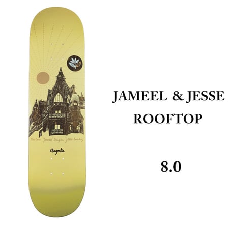 MAGENTA SKATEBOARDS DECK 8.0インチ マジェンタ　JAMEEL DOUGLAS, BEN GORE & JESSE NARVAEZ BOAR