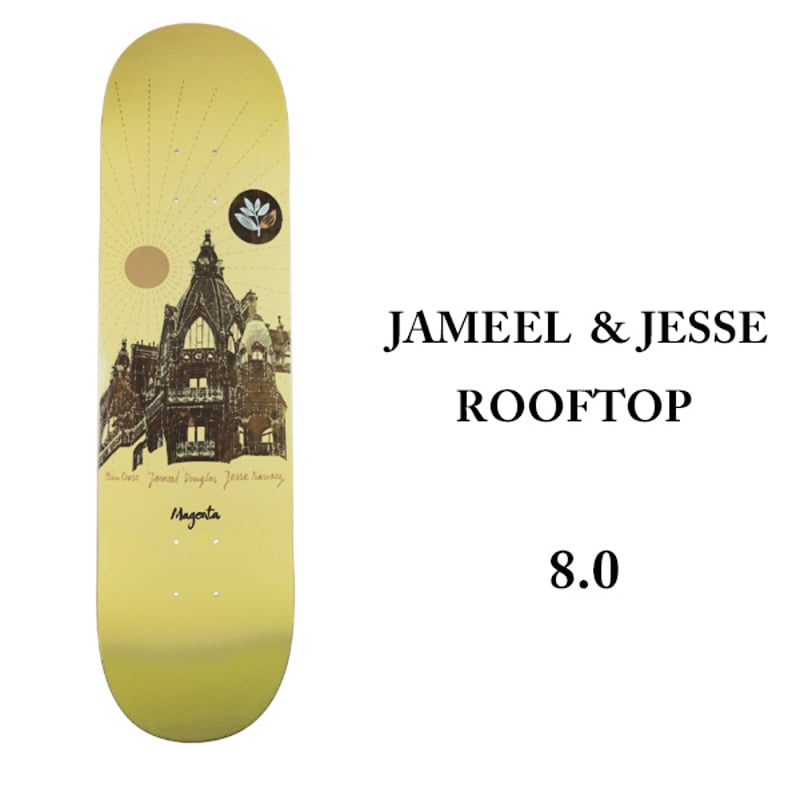 MAGENTA SKATEBOARDS DECK 8.0インチ マジェンタ JAMEEL DO