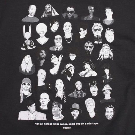 THEORIES スウェット　Mixtape Crewneck （Black）  クルーネック トレーナー セオリーズ