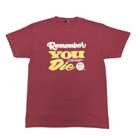 GREENCLOTHING Tシャツ 半袖 メンズ レディース　グリーンクロージング  WILL DIE TEE （バーガンディー）