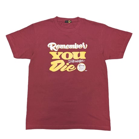 GREENCLOTHING Tシャツ 半袖 メンズ レディース　グリーンクロージング  WILL DIE TEE （バーガンディー）