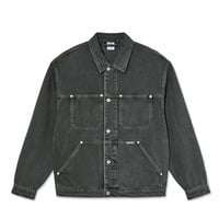 SALE  POLAR SKATE CO デニム ジャケット ポーラー　DENIM PATRIK JACKET （SILVER BLACK）