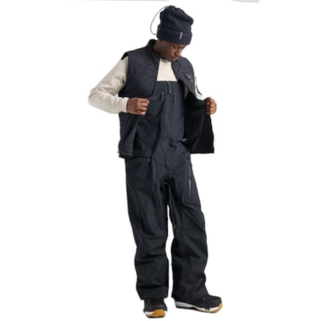 BURTON メンズ バートン スノーボードウエア ビブパンツ Men's [ak]® Cyclic GORE-TEX 2L Bib Pants（True Black）