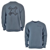 LIB TECH スウェット　 Lib x BMBW Crew （Steel Blue） メンズ リブテック