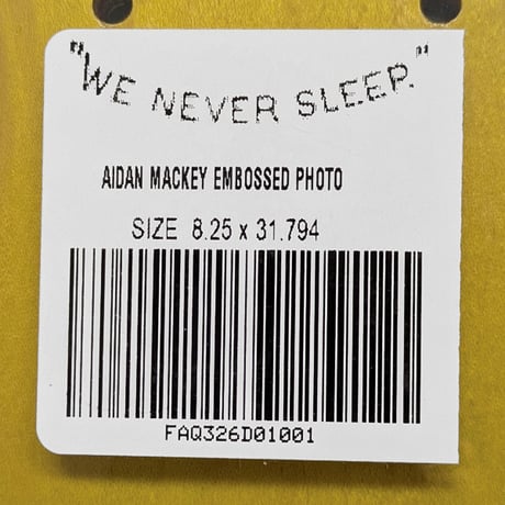 FUCKING AWESOME ファッキンオーサム DECK デッキ スケボー 8.25インチ　Aidan Mackey Embossed Class Photo Board