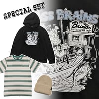“8/31まで！ 1SET限り” BRIXTON SPECIAL SET　ブリクストン フーディー＆Tシャツ＆ビーニー 【3点セットで￥8800】