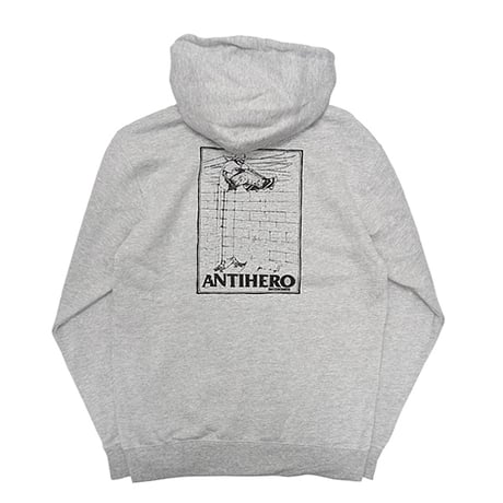 ANTIHERO SKATEBOARDS パーカー アンタイヒーロー　LANCE CODY CHAPMAN PULLOVER HOODIE （HTH GREY）