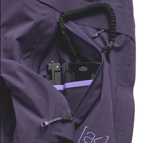 26-27 BURTON メンズ バートン スノーボードウエア ビブパンツ Men's [ak]® Cyclic GORE-TEX 2L Bib Pants（Nightshade Purple)