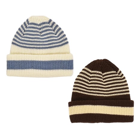 SALE QUASI ビーニー クワジ　Palisades Beanie （White　Brown）