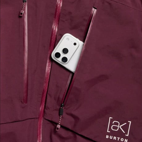 26-27 BURTON スノージャケット バートン   Men's [ak]® Swash Synthetic Insulated GORE-TEX 2L Jacket (Rum Raisin)