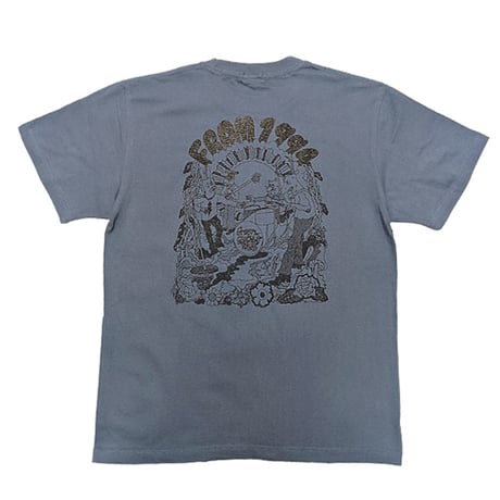 GREENCLOTHING Tシャツ 半袖 メンズ レディース　グリーンクロージング  ANIMALS TEE （ダークブルーヘイズ）