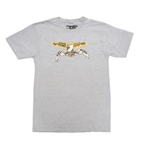 ANTIHERO SKATEBOARDS Tシャツ アンタイヒーロー 半袖　KENJI GOTO EAGLE TEE (HEATHER GREY)