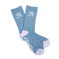 THEORIES ソックス セオリーズ メンズ ブルー　Horus Sock （Indigo）