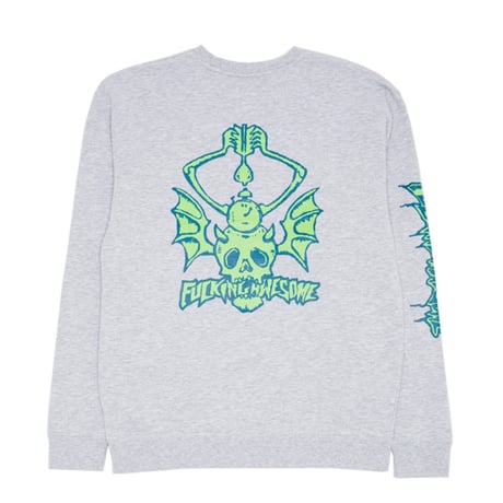 FUCKING AWESOME ファッキンオーサム スウェット　Timebomb Crewneck （Heather Grey）