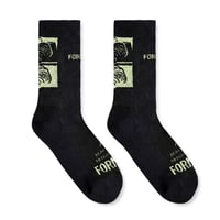 FORMER ソックス フォーマー メンズ　CRUX 2 SOCK （BLACK/LIME）