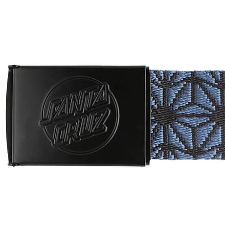 SANTA CRUZ サンタクルーズ ベルト　Opus Dot Santa Cruz Web Belt （Blue Luck）