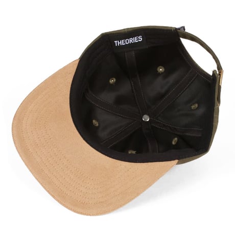 THEORIES CAP セオリーズ キャップ　Hand of Theories Strapback (Washed Green / Cedar Suede)