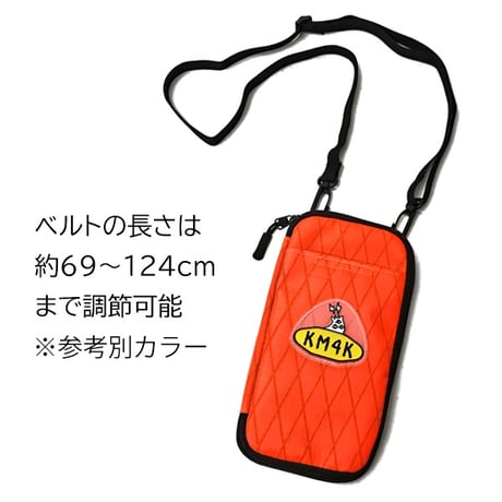 KM4K ウォレット アクセサリーポーチ カモシカ　BODY WALLET （NEON COYOTE）
