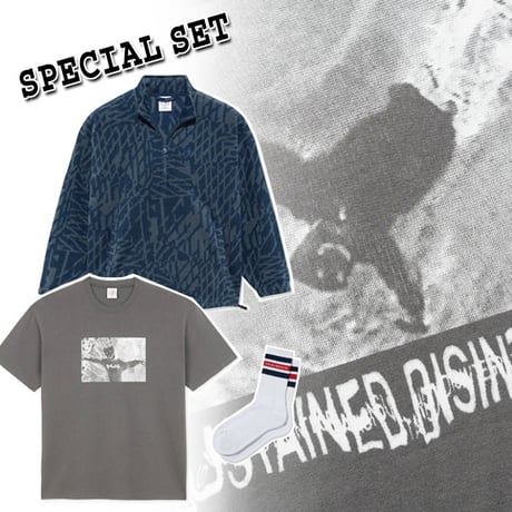 “8/31まで！ 1SET限り” POLAR SPECIAL SET　ポーラー フリース＆Tシャツ＆ソックス 【3点セットで￥9900】