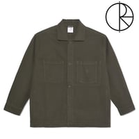 SALE POLAR SKATE CO オーバーシャツ ポーラー　BRUSHED TWILL THEODORE OVERSHIRT （BROWN）