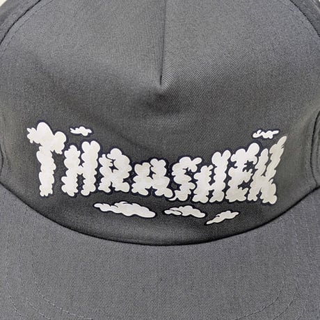 THRASHER キャップ スラッシャー　CLOUDS BY SPANKY SNAPBACK CAP （CHARCOAL）