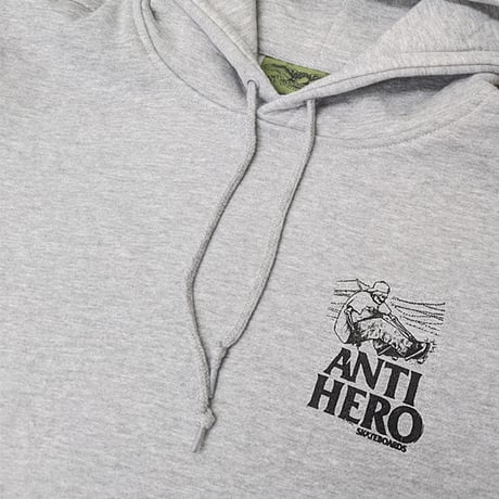 ANTIHERO SKATEBOARDS パーカー アンタイヒーロー　LANCE CODY CHAPMAN PULLOVER HOODIE （HTH GREY）