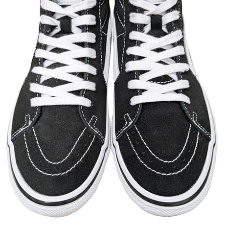 “訳ありOUTLET SALE 26.5cm” VANS スケート ハイ スニーカー バンズ　SKATEBOARDING SKATE SK8-HI SHOES （BLACK/WHITE）