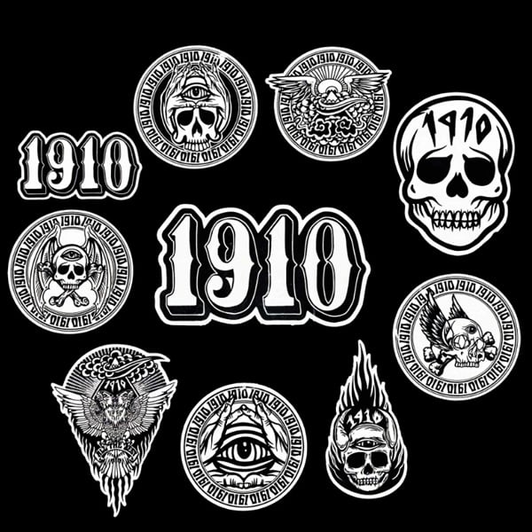 1910 9teenten ナインティーン テン ステッカー 1910 Artworks St