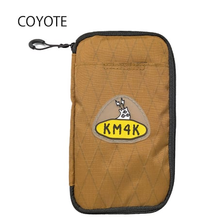 KM4K ウォレット アクセサリーポーチ カモシカ　BODY WALLET （NEON COYOTE）