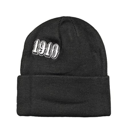1910 9teenten アパレル ナインティーン テン ビーニー　STANDARD PROCEDURE BEANIE （BLACK）