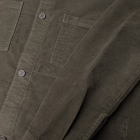 SALE POLAR SKATE CO オーバーシャツ ポーラー　BRUSHED TWILL THEODORE OVERSHIRT （BROWN）