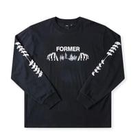 FORMER フォーマー 長袖 Tシャツ　ENGINEERED LS T-SHIRT （BLACK）