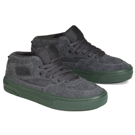 VANS スケートハーフキャブ バンズ グレーｘグリーン　SKATEBOARDING SKATE HALF CAB Wafflecup™ (CHARCOAL GRAY）VN000D9ZGR6