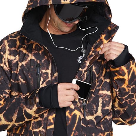 “旧モデル OUTLET SALE” VOLCOM スノーボード ウェア ボルコム メンズ　MENS STONE STRETCH GORE-TEX JACKET（Gold Giraffe）