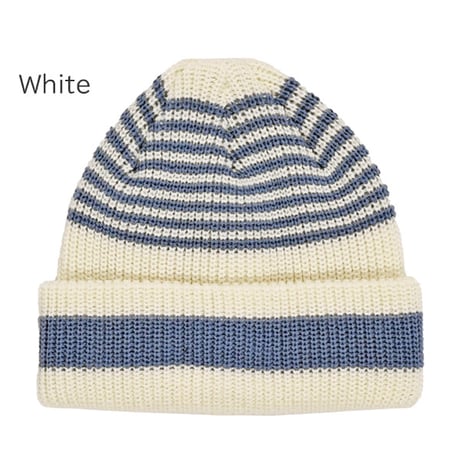 SALE QUASI ビーニー クワジ　Palisades Beanie （White　Brown）