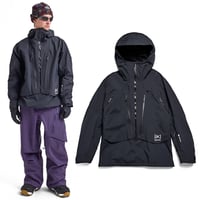 26-27 BURTON メンズ スノーボードウエア Men's [ak]® Cyclic GORE-TEX 2L Anorak (True Black)