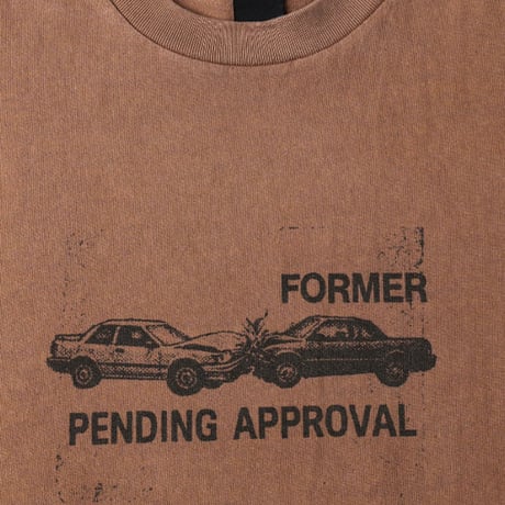 FORMER Tシャツ 半袖 フォーマー　FORK IN THE ROAD T-SHIRT  （WASHED BARK）