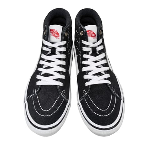 “訳ありOUTLET SALE 26.5cm” VANS スケート ハイ スニーカー バンズ　SKATEBOARDING SKATE SK8-HI SHOES （BLACK/WHITE）