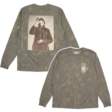THEORIES Tシャツ 長袖 カモ柄 セオリーズ　Rasputin Longsleeve Tee （Deadwood Camo）