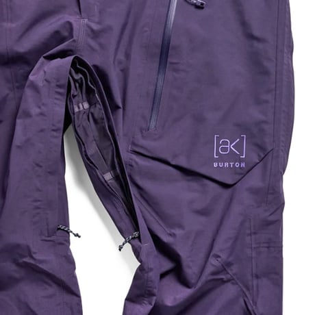 26-27 BURTON メンズ バートン スノーボードウエア ビブパンツ Men's [ak]® Cyclic GORE-TEX 2L Bib Pants（Nightshade Purple)
