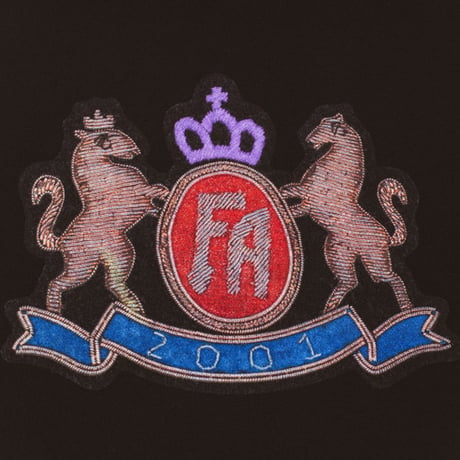 FUCKING AWESOME ファッキンオーサム ジップアップ フーディー パーカ　FUCKINGAWESOME Printed Crest Zip Hoodie （Black）
