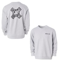 LIB TECH スウェット　 Lib x BMBW Crew （Heather Grey） メンズ リブテック