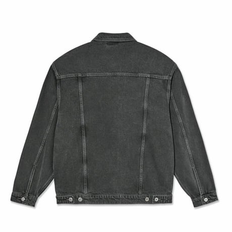 SALE  POLAR SKATE CO デニム ジャケット ポーラー　DENIM PATRIK JACKET （SILVER BLACK）