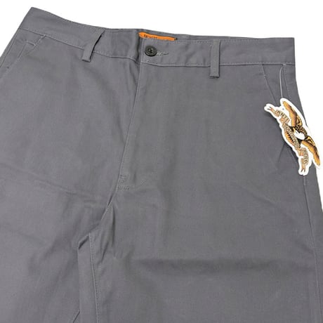 ANTIHERO SKATEBOARDS パンツ アンタイヒーロー　HECHO POR SKATE PANT （CHARCOAL）